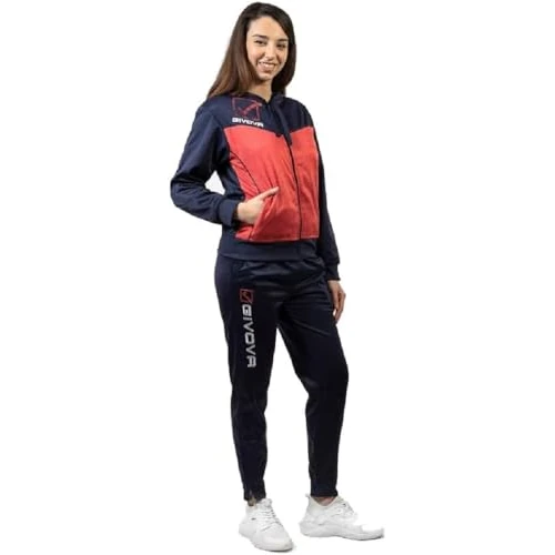 givova Tuta Visa Melange sportset met polarfleece