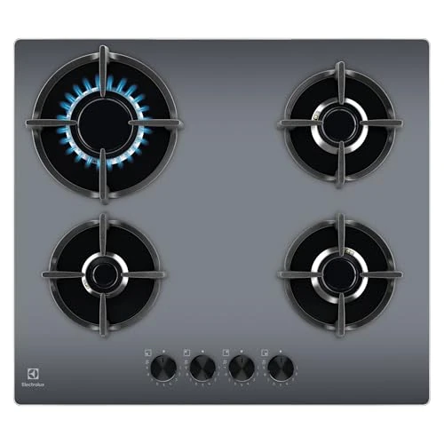 Zeitlich begrenztes Angebot: Kochfeld mit 4 Gasbrennern, 60 cm, Glas, grau, EGG64272M von 331.57 € auf 331.57 € (0.00% Rabatt)