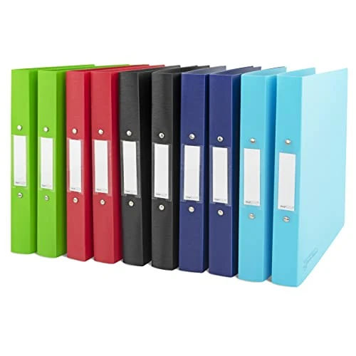 Oferta limitada: Rapesco 1720 Carpeta Archivador de 2 Anillas con Protección Antibacteriana, Lomo de 35 mm, A4, Colores Surtidos, Paquete de 10 de 21.95 € a 18.66 € (ahorro 15%)