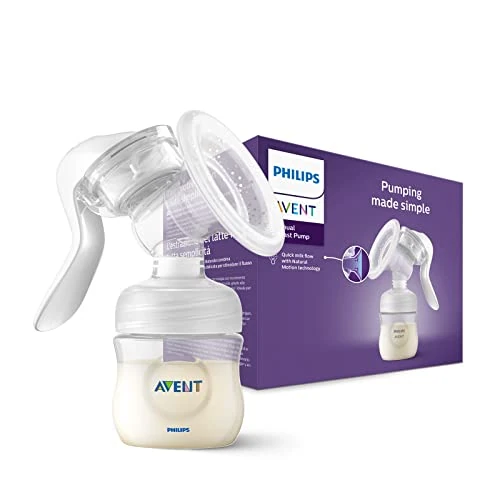 Offerta a tempo: Philips Avent Tiralatte manuale - Tiralatte a mano singolo a estrazione facile senza BPA (modello SCF430/01) - 36% da 34.99 € a 22.50 €