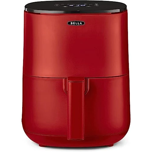 Oferta limitada: bella Freidora de aire con pantalla táctil de 3 l, para freír sin aceite. Sartén antiadherente apta para lavavajillas y rejilla para freír de fácil limpieza., Rojo mate de 57.25 € a 57.25 € (ahorro 0.00%)