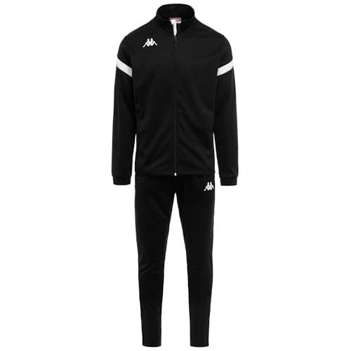 Offerta a tempo: Kappa Dalcito Tuta da ginnastica, Nero / Bianco, L Unisex - Adulto - 0.00% da 32.99 € a 32.99 €
