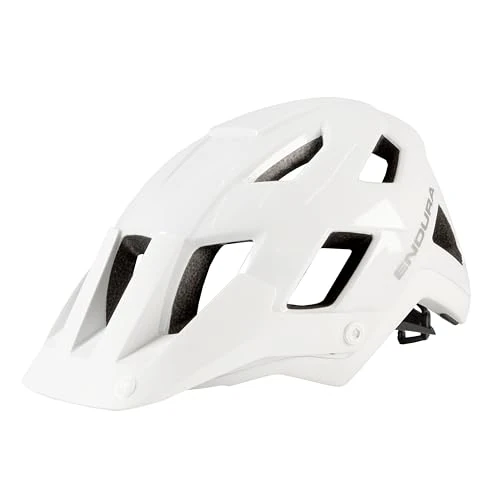Endura Hummvee Plus Ciclismo Casco per Uomo, White, S-M