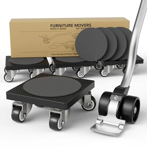 Offerta a tempo: ONEON Kit Sposta Mobili con Ruote - Dolly Standard - 0.00% da 35.90 € a 35.90 €