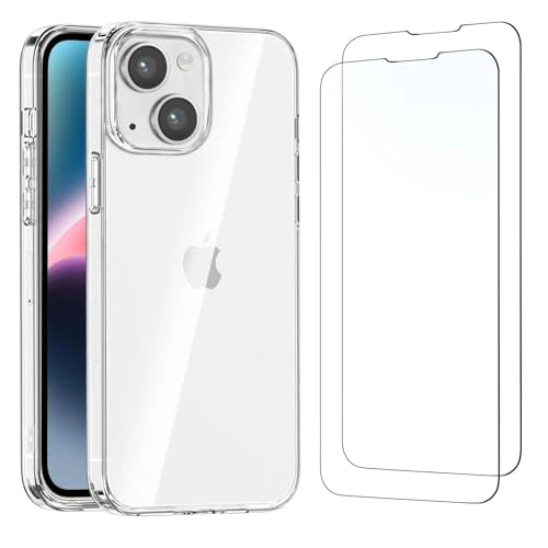 Zeitlich begrenztes Angebot: NEW'C für iPhone 14 Hülle Case + 2X Panzerglas Schutzfolie von 7.89 € auf 7.89 € (0.00% Rabatt)