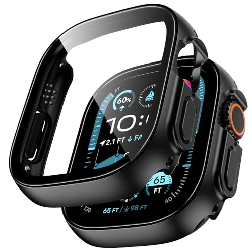 Offerta a tempo: TAURI 2 Pezzi Cover PC per Apple Watch Ultra 3/2/1 49mm, 9H Vetro Temperato — 10% da 11,99 € a 10,82 €