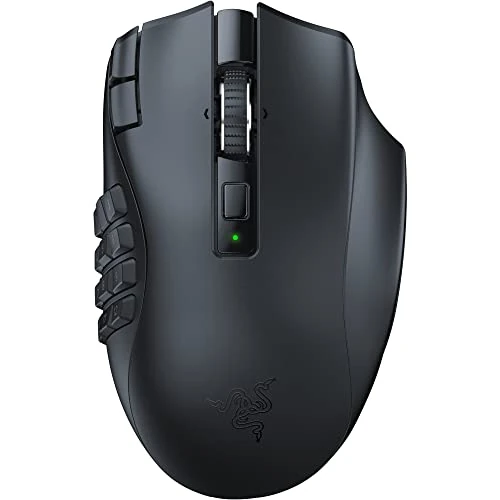 Oferta limitada: Razer Naga V2 HyperSpeed - Ratón Inalámbrico Ergonómico para Juegos MMO, 19 Botones Programables, Hyperspeed, hasta 250 Horas de Duración De La Batería, Sensor Óptico Focus Pro 30K, Negro de 109.99 € a 85.39 € (ahorro 22%)