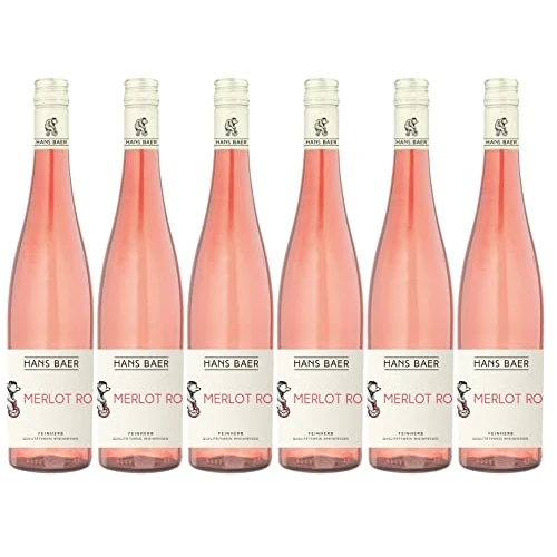 Offre limitée : Hans Baer - Merlot Rosé - Vin rosé allemand - Rheinhessen, Allemagne (6 x 0.75l) de 29.11 € à 29.11 € (0.00% de remise)