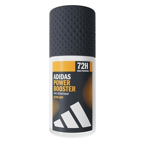 Offerta a tempo: adidas, Power Booster Deodorante Roll-on Anti-traspirante Uomo, 72 Ore di Protezione, Formula Vegana e Senza Alcol, 50ml - 6% da 3.20 € a 3.00 €