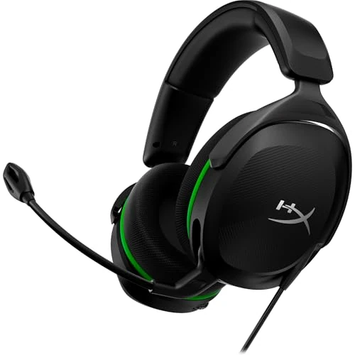 Offerta a tempo: HyperX CloudX Stinger II Core, Cuffie da Gaming, Connessione Cablata a 3,5mm, Telaio in Plastica, Cuscinetti in Memory Foam Rivestiti in Tessuto, Comandi sul Padiglione, Adatto per Xbox, Nero - 8% da 49.99 € a 45.79 €