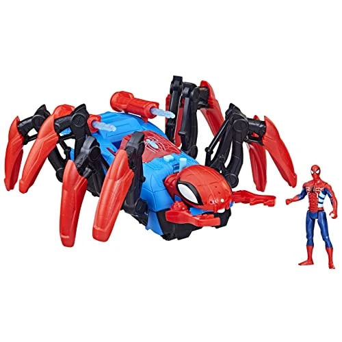 Offre limitée : Spider-Man Marvel Araignée de Combat, Jouets de Super-héros pour Enfants, Lance de l'eau et des Toiles, Voiture Jouet, dès 4 Ans de 49.91 EUR à 37.43 EUR (remise 25%)