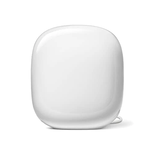 Offerta a tempo: Google Nest Wifi Pro - Wi-Fi 6E - Sistema affidabile, ad alta velocità e con copertura in tutta la casa - Router Wi-Fi mesh - Bianco ghiaccio, GA03030-EU - 40% da 219.99 € a 131.94 €