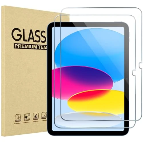 Offerta a tempo: ProCase Pellicola iPad 10 Generazione 10,9 Pollici/iPad 11 Generazione A16 11 Pollici 2025, Vetro Temperato (A3354 A3355 A3356 A2696 A2757 A2777) Durezza 9H, Anti Graffio -2 Pezzi - 19% da 11.99 € a 9.69 €