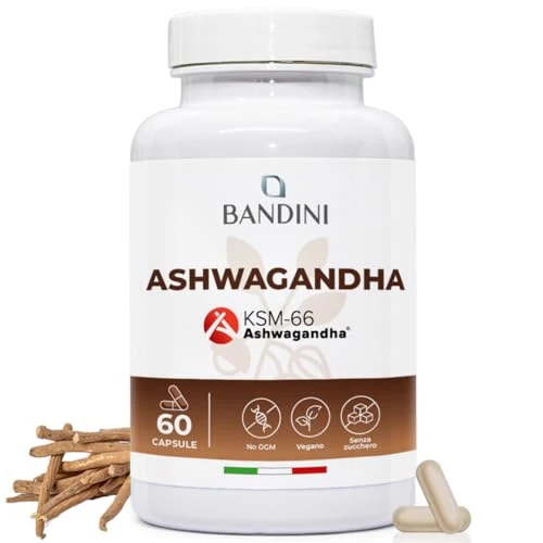 Limited-time offer: Bandini® Ashwagandha KSM-66® High Strength Supplement - Withania Somnifera (Indian Ginseng) Vegan Pure Root Extract (60 Count (Pack of 1)) from 7.90 GBP to 7.90 GBP (save 0%)