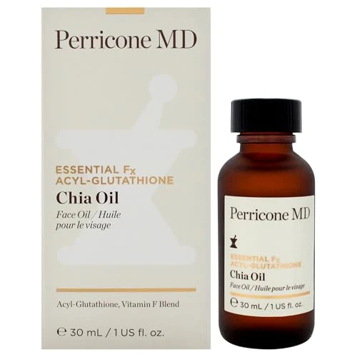 Offerta a tempo: Perricone MD Essential Fx Acyl-Glutathione Chia Oil, 1 fl. oz. - Nourishing Facial Oil with Vitamin F & Omega-Rich Chia Seed – Smooths Wrinkles, Boosts Elasticity & Plumps Skin – Lightweight - 0.00% da 27.81 € a 27.81 €