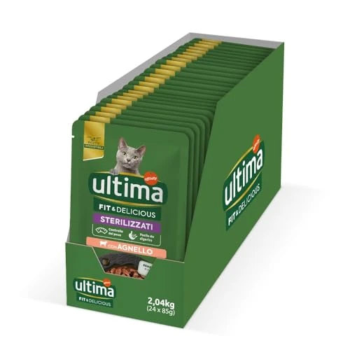 Ultima Fit & Delicious Lamb Wet Cat Food: 24 x 85g Bags