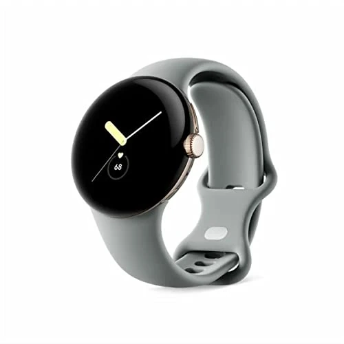 Tijdelijke aanbieding: Google Pixel Watch - Android smartwatch met activiteitstracker en analyse - behuizing van roestvrij staal champagnegoud met sportarmband kleur saliegroen, wifi/BT van 96.84 € naar 96.84 € (0.00% korting)