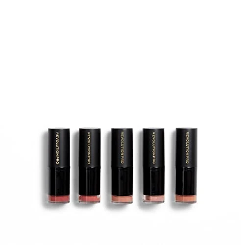 Offerta a tempo: Revolution Pro Collezione Rossetti 5pk Nudi arrossati - 21% da 8.99 € a 7.14 €