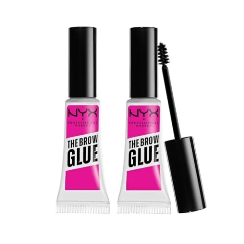 Begrenztes Angebot: NYX Professional Makeup Brow Glue, Instant Brow Styler, Für Augenbrauen wie laminiert, Doppelpack, Transparent von 14.35 EUR auf 14.35 EUR (Rabatt 0%)