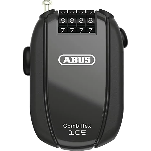 Tijdelijke aanbieding: ABUS Combiflex-kabelslot - slot voor beveiliging van ski's, helm, kinderwagen en bagage - Trip 105-105 cm lang - 3 mm dik - met cijfercode - zwart van 39.95 € naar 34.95 € (13% korting)
