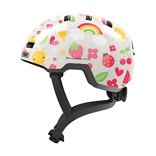 Zeitlich begrenztes Angebot: ABUS Kinderhelm Skurb Kid - robuster Fahrradhelm im Skater-Look mit Platz für einen Zopf und vielfältigen Designs - für Mädchen und Jungen - Beige, Größe S von 59.95 € auf 44.99 € (25% Rabatt)