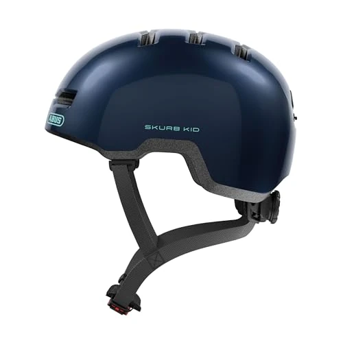 Offerta a tempo: ABUS Casco per bambini Skurb Kid - robusto casco da bici in look skater con spazio per il codino e una varietà di disegni - per ragazze e ragazzi - 24% da 49.95 € a 38.16 €