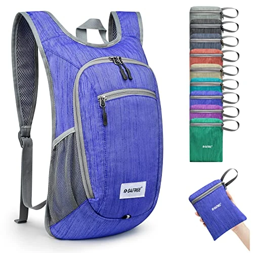 Oferta limitada: G4Free Mochila pequeña plegable de 10/15 L, ligera, plegable, mochila de viaje, al aire libre, senderismo, bolsa de hombro, azul marino, 10Liters de 10.73 € a 10.73 € (ahorro 0.00%)