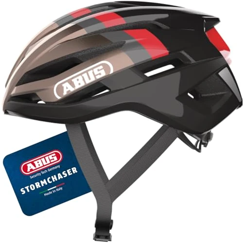ABUS Rennradhelm StormChaser - Leichter und komfortabler Fahrradhelm für professionellen Radsport für Damen und Herren - Kupfer/Rot, Größe S