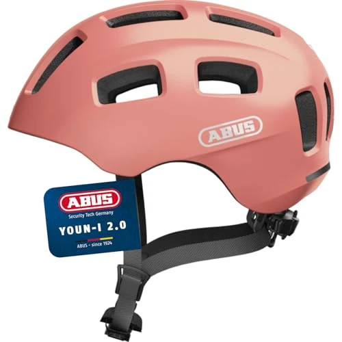 Zeitlich begrenztes Angebot: ABUS Fahrradhelm Youn-I 2.0 - mit Licht für Kinder, Jugendliche und Junge Erwachsene - Mädels Jungs - Roségold, Größe S, Rose Gold, S (48-54 cm) von 69.95 € auf 54.99 € (21% Rabatt)