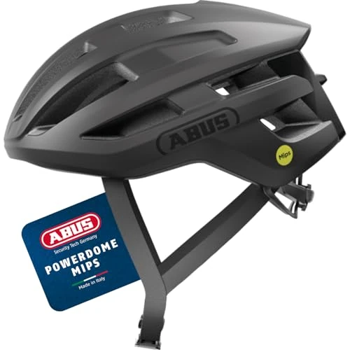 Oferta limitowana: ABUS Kask szosowy PowerDome MIPS - lekki kask rowerowy z inteligentnym systemem wentylacji i ochroną przed uderzeniami - Made in Italy - dla kobiet i mężczyzn z 569.99 zł na 569.99 zł (oszczędź 0.00%)