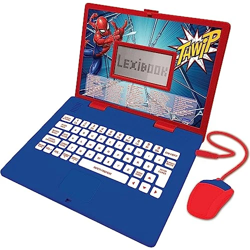 Begrenztes Angebot: Lexibook, Spider-Man, Lern- und Zweisprachiger Laptop Italienisch/Englisch, Spielzeug mit 124 Aktivitäten zum Lernen, Spielen und Musik, Blau/Rot, JC598SPi5 von 44.99 EUR auf 44.99 EUR (Rabatt 0%)