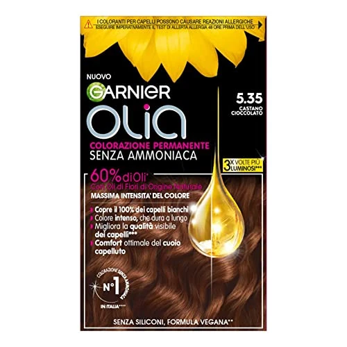 Offre limitee: Garnier Olia Permanent Color Without Ammonia N.5.35 Chocolate Brown de 13.49 EUR a 13.49 EUR (economie 0%)