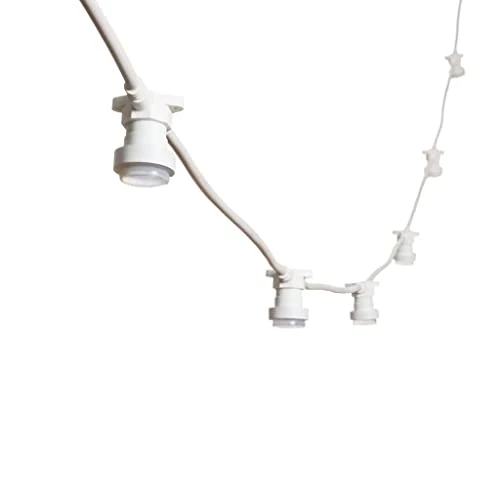 Oferta limitada: MU Guirnaldas Luces Exterior 10 Metros 10 Portalámparas Para Led E27 Blanco Cable Impermeable Extensible Hasta 1000W IP54 Exterior Jardín Boda [Clase de eficiencia energética: A] de 25.99 € a 25.99 € (ahorro 0.00%)