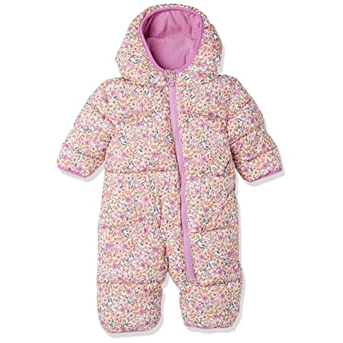 Limited-time offer: Amazon Essentials Unisex Babies' Water-Resistant Winter Puffer Bunting Suit, Ivory Delicate Floral, 6-9 Months from 15.81 GBP to 13.44 GBP (save 15%)
