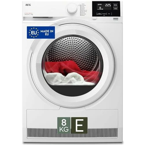 AEG Dryer TR7G81OW Series 7000 A++ PreciseDry Technology Heat Pump 8kg White