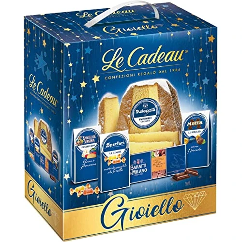 LE CADEAU Confezione Regalo "Scatola Serigrafata Gioiello", Confezione da 5 Pezzi