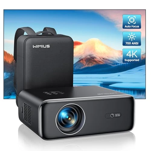 WiFi Projector 5G Bluetooth 1080P Native Supports 4K P62