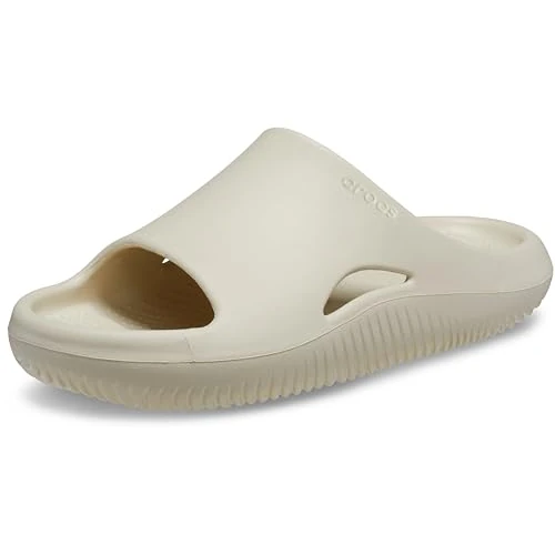 Crocs Unisex Adult Slide,Mellow Recovery Slide,Bone,7 UK Men/ 8 UK Women