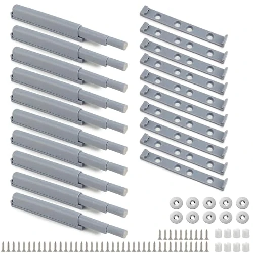 Offerta a tempo: QWORK® 10 Pezzi Push Pull per Ante, Push to Open Chiusura Magnetica per Ante Mobili e Cassetti - 0.00% da 11.76 € a 11.76 €