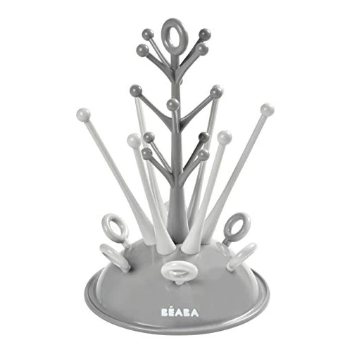 Offerta a tempo: BÉABA, Scolabottiglie Albero, Grande capacità 6 biberon e accessori, Vasca di raccolta dell'acqua rimovibile, Pratico, Design astuto, Grigio - 19% da 31.00 € a 25.00 €