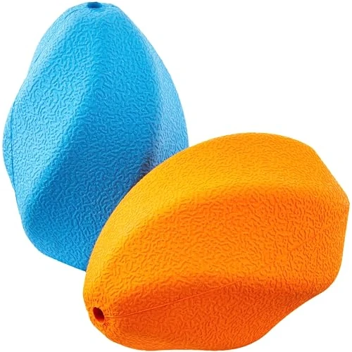 Limited-time offer: Amazon Basics Dog Toys, Puppy Toys of Treat-Dispensing, Pack of 2, Large, Blue and Orange from 10.49 £ to 6.26 £ (save 40%)