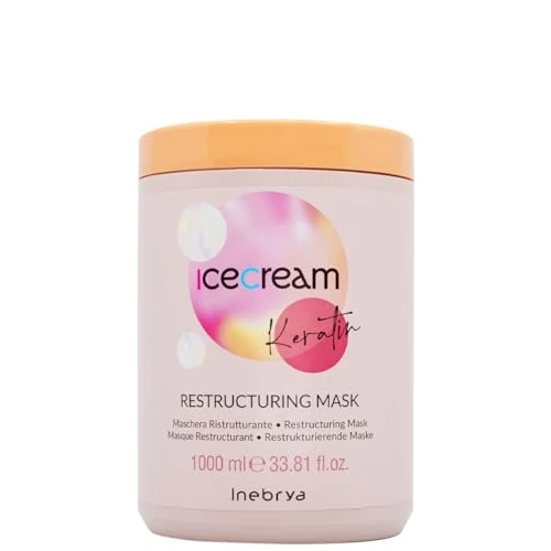 Offre limitée : Inebrya Ice Cream Keratin Restructuring Mask - Maschera Ristrutturante 1000ml de 14.61 EUR à 14.61 EUR (remise 0%)