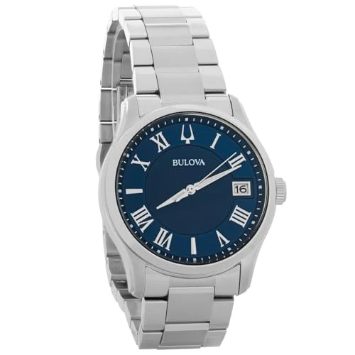 Bulova Herren Armbanduhr Wilton mit Edelstahlarmband, Gehäusedurchmesser: 41 mm, 96B386
