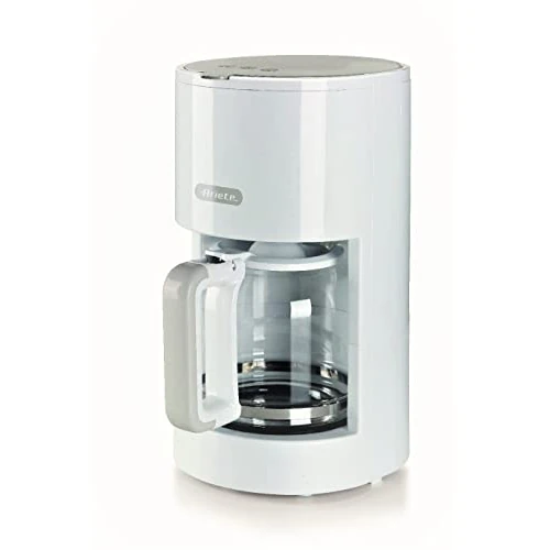 Offerta a tempo: Ariete Macchina Caffè Filtro Breakfast 1395, Macchina Caffè Americano, Fino a 12 Tazze, Indicatore Livello Acqua, Piastra Riscaldata, Filtro e Portafiltro Lavabili, Dispositivo Antigoccia, Bianco - 43% da 40.00 € a 22.87 €