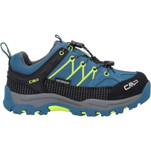 Limited offer: CMP Unisex Kids Rigel Low Shoes Wp Trekking & Hiking Shoes, Dark blue-lemon yellow, 1.5 from 55.95 EUR to 51.00 EUR (save 9%)