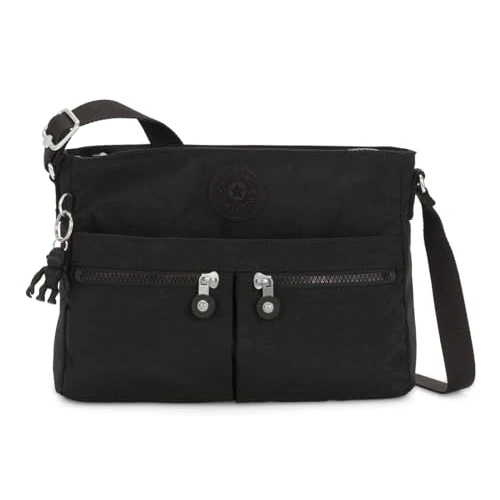 Offre limitée : Kipling New Angie Petit sac à bandoulière, Black Noir (Noir) de 56.40 € à 47.09 € (17% de remise)