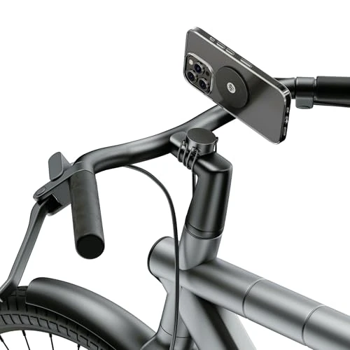 Oferta limitada: Shapeheart Soporte Teléfono Bicicleta Magnético - Enganche con Una Mano - Fijación Manillar Universal para MTB, Patinete Eléctrico - Placa Metálica Incluida - Agarre Estable, Rápido y Extraíble de 30.30 € a 30.30 € (ahorro 0.00%)