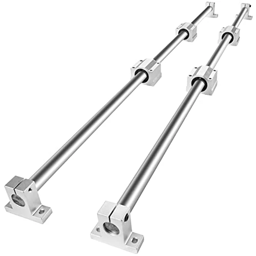 Zeitlich begrenztes Angebot: VEVOR Linearführungsschienen-Set, SFC20 1000 mm, 2 Stück 39,4 Zoll/1000 mm SFC20-Führungsschienen, 4 Stück SC20-Gleitblöcke, 4 Stück Schienenstützen, Linearschienen und Lagersatz für automatisierte Ma von 38.90 € auf 31.36 € (