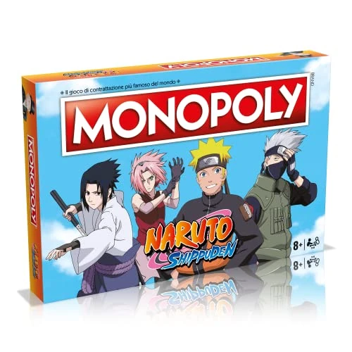 Limitiertes Angebot: Winning Moves Monopoly Naruto Brettspiel für Erwachsene und Kinder, 2 bis 6 Personen, Alter 8+ von 34.99 EUR auf 34.99 EUR (Spare 0%)