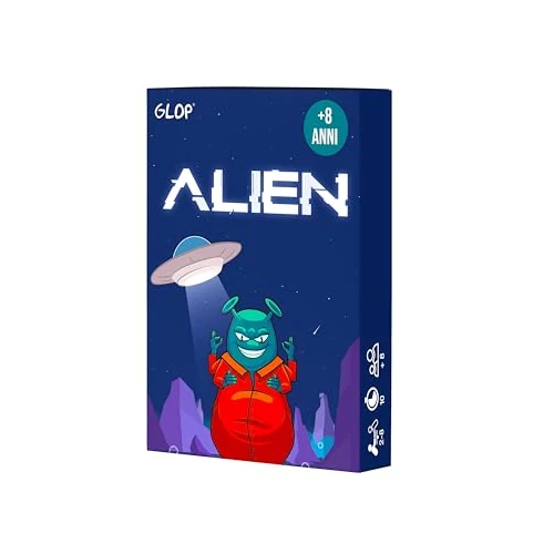 Limitiertes Angebot: Glop Alien – Lustiges Kartenspiel & Gesellschaftsspiel | Familienspiele & Partyspiele für Erwachsene & Kinder | 2–6 Spieler | Ab 8 Jahren | 10-15 Minuten | Geschenkidee zu Weihnachten | Deutsch von 8.99 EUR auf 6.99 EUR (Spare 22%)